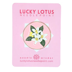 Lucky Lotus Orange Blossom Florida Needle Minder