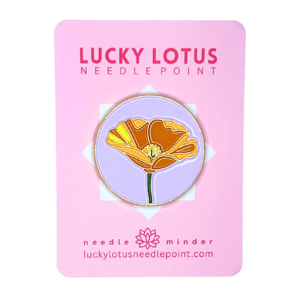 Lucky Lotus Poppy California Needle Minder