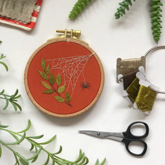 M Creative J A Spider's Web Embroidery Kit