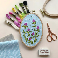 M Creative J Bees Among Clover Embroidery Kit