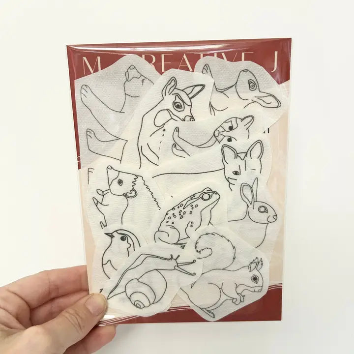 M Creative J Forest Critters Embroidery Patterns Stick and Stitch Animal Designs