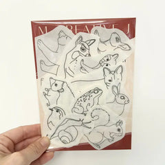 M Creative J Forest Critters Embroidery Patterns Stick and Stitch Animal Designs