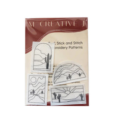 M Creative J Landscapes Peel Stick and Stitch Embroidery Patterns