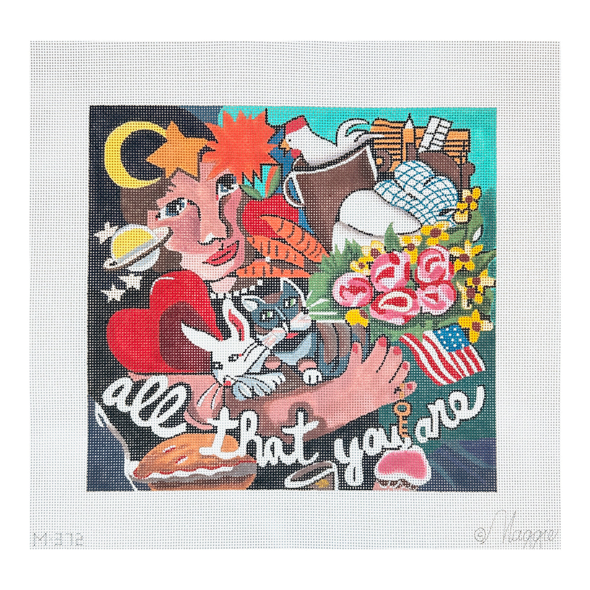 Maggie Co All That You Are Needlepoint Canvas