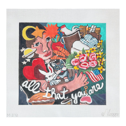 Maggie Co All That You Are Needlepoint Canvas