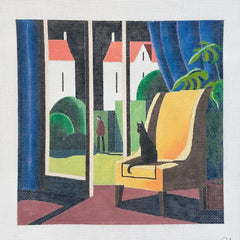 Maggie Co Andy Wooldridge Night Watch Needlepoint Canvas