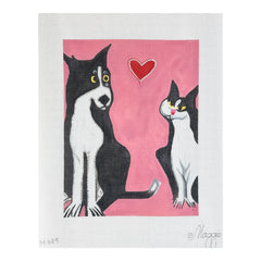 Maggie Co Anne Davis Cookie and Gaby Needlepoint Canvas