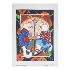 Maggie Co Ellen Anderson Catty Friends Needlepoint Canvas