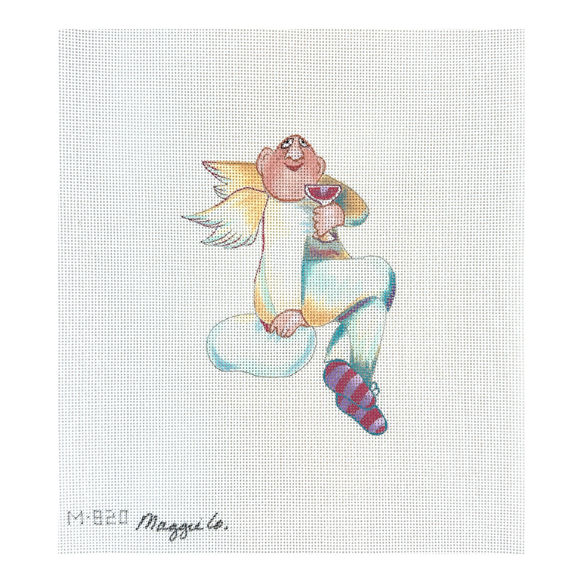 Maggie Co Erika Oller Cheers Needlepoint Canvas