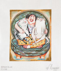 Maggie Co Erika Oller Circle of Friends Needlepoint Canvas