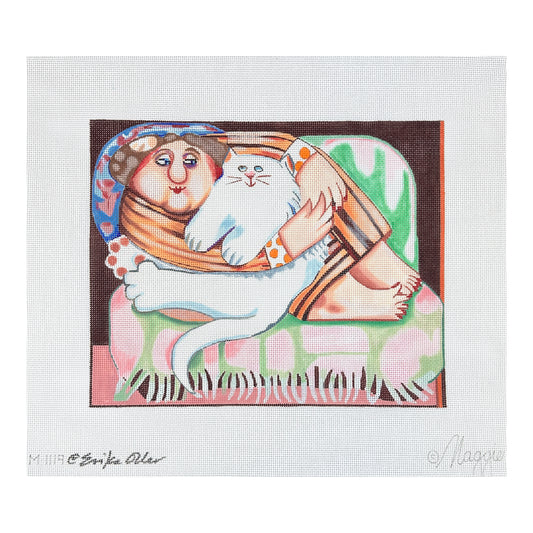 Maggie Co Erika Oller Entwining Needlepoint Canvas