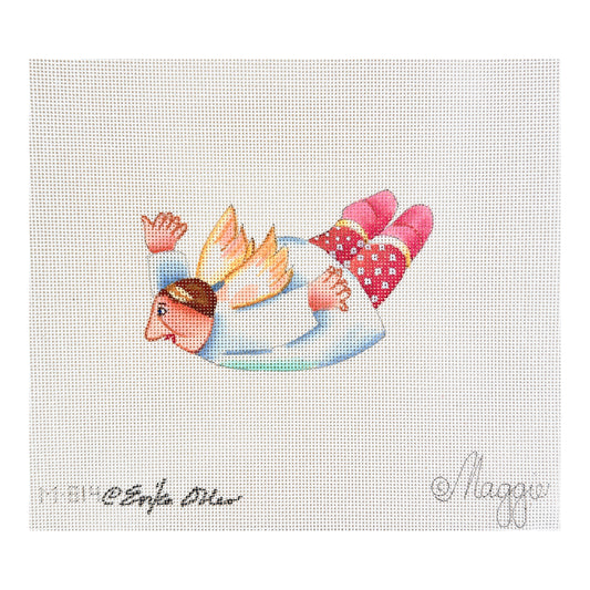 Maggie Co Erika Oller Grandmas Visit Needlepoint Canvas