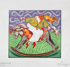 Maggie Co Erika Oller Rocking Needlepoint Canvas