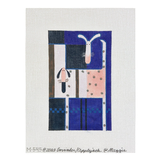 Maggie Co Govinder Applegate Watch Dogs Needlepoint Canvas