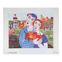Maggie Co Holly Wojahn A Day in the Country Needlepoint Canvas
