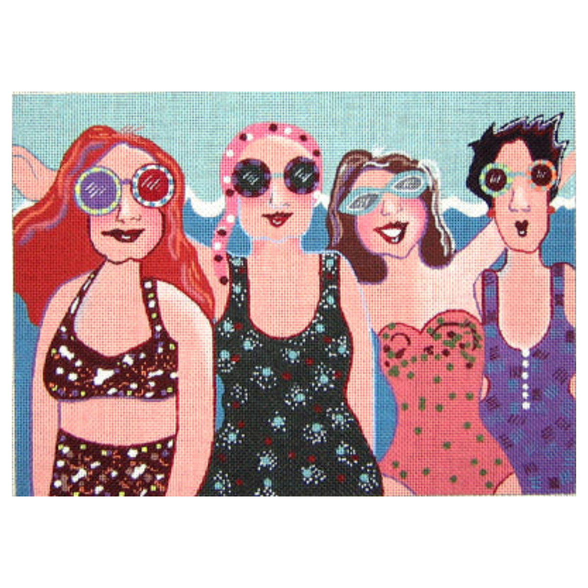 Maggie Co Jerry Fenter Ain't Misbehaving Needlepoint Canvas