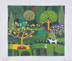 Maggie Co Jo Scott Dottie's Garden Needlepoint Canvas