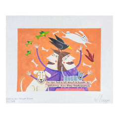 Maggie Co Kathleen Taylor Studio Animal Instinct Needlepoint Canvas