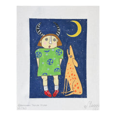 Maggie Co Kathleen Taylor Studio Howling Needlepoint Canvas