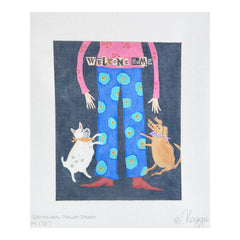 Maggie Co Kathleen Taylor Studio Welcome Home Needlepoint Canvas
