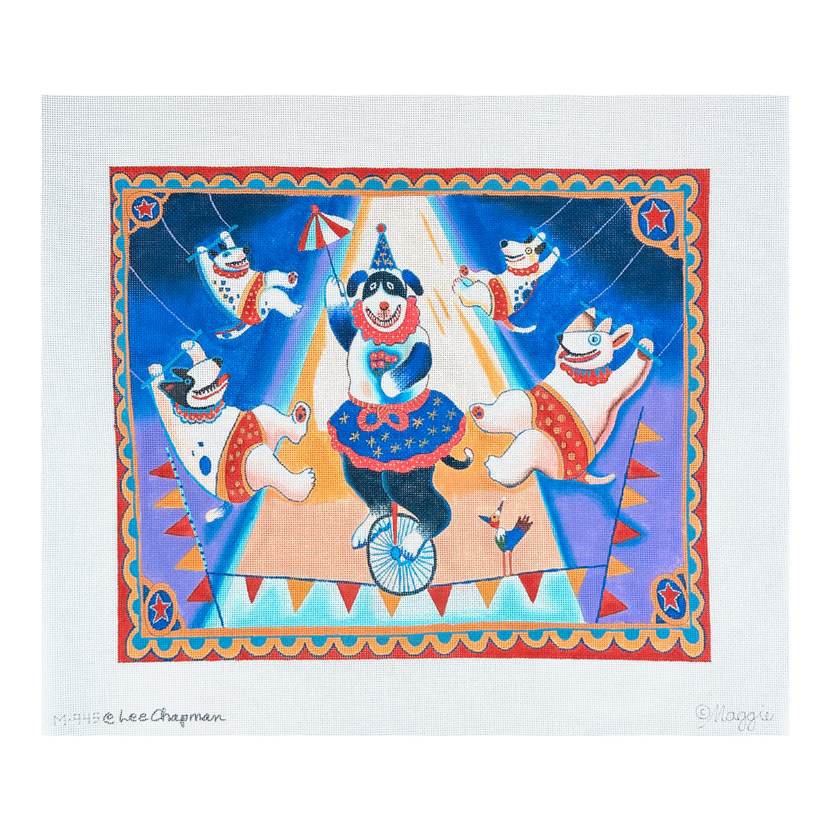 Maggie Co Lee Chapman Come Fly With Me Needlepoint Canvas