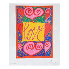 Maggie Co Love Needlepoint Canvas
