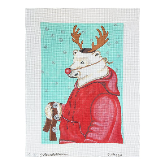 Maggie Co Paris Bottman Rudolph Needlepoint Canvas