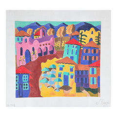 Maggie Co Paula Neumann Coming Up Through The Cracks Needlepoint Canvas