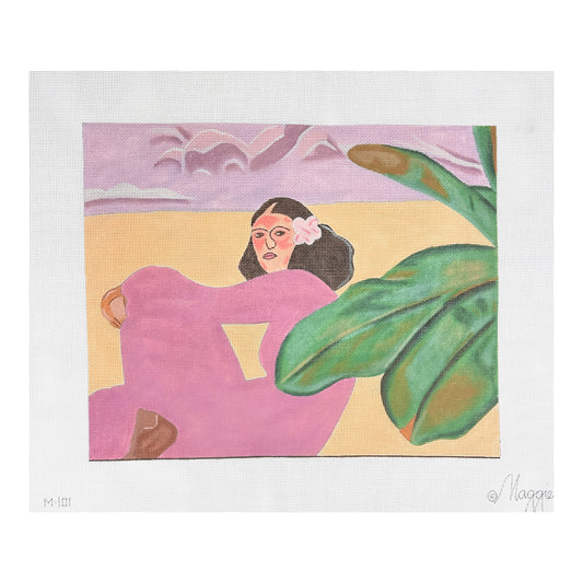 Maggie Co Pegge Hopper Kailua Noon Needlepoint Canvas