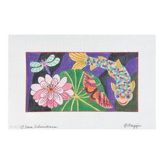 Maggie Co Sara Schneidman Koi Needlepoint Canvas