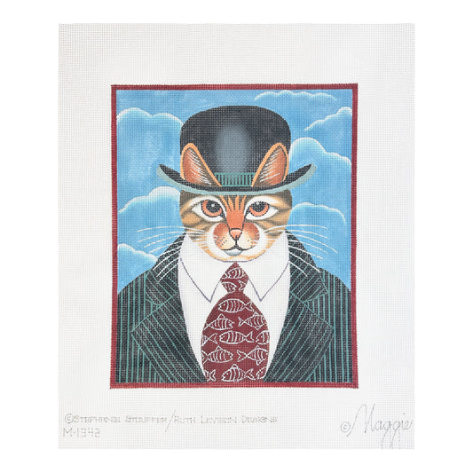 Maggie Co Stephanie Stougger Ruth Levison Designs Kitty Magrittee Needlepoint Canvas