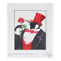 Maggie Co Stephanie Stougger Ruth Levison Designs New York Penguin Needlepoint Canvas