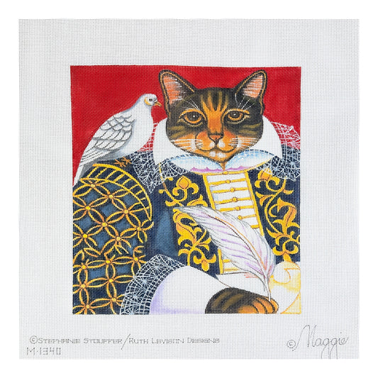 Maggie Co Stephanie Stougger Ruth Levison Designs Will Shakespurr Needlepoint Canvas