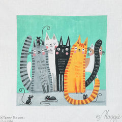 Maggie Co Terry Runyan Mixed Gathering Needlepoint Canvas