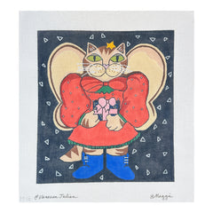 Maggie Co Vanessa Julian Angelicat Needlepoint Canvas