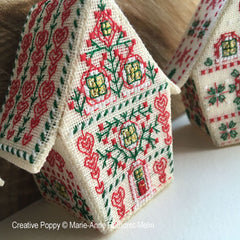 Creative Poppy Marie-Anne Réthoret-Mélin Tiny Christmas Houses Cross Stitch Pattern