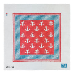 Maura Nolan Designs Anchors Away Needlepoint Canvas