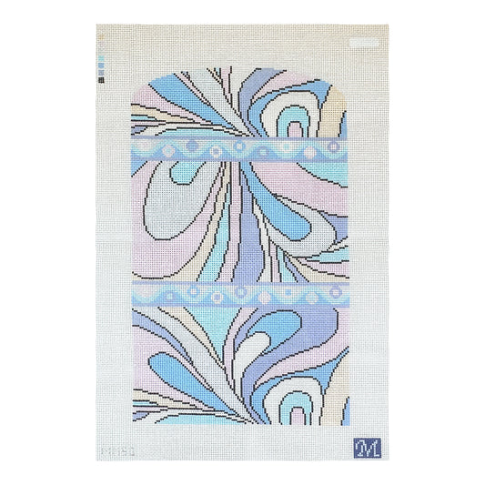 Maura Nolan Designs Mod Trifold Clutch Needlepoint Canvas