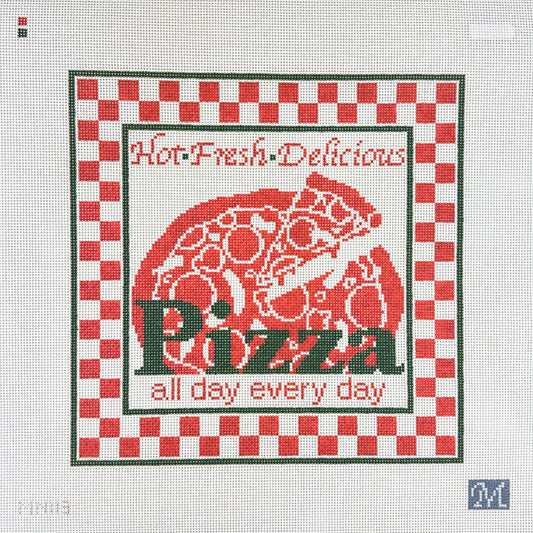 Maura Nolan Designs Pizza Pizza Needlepoint Canvas