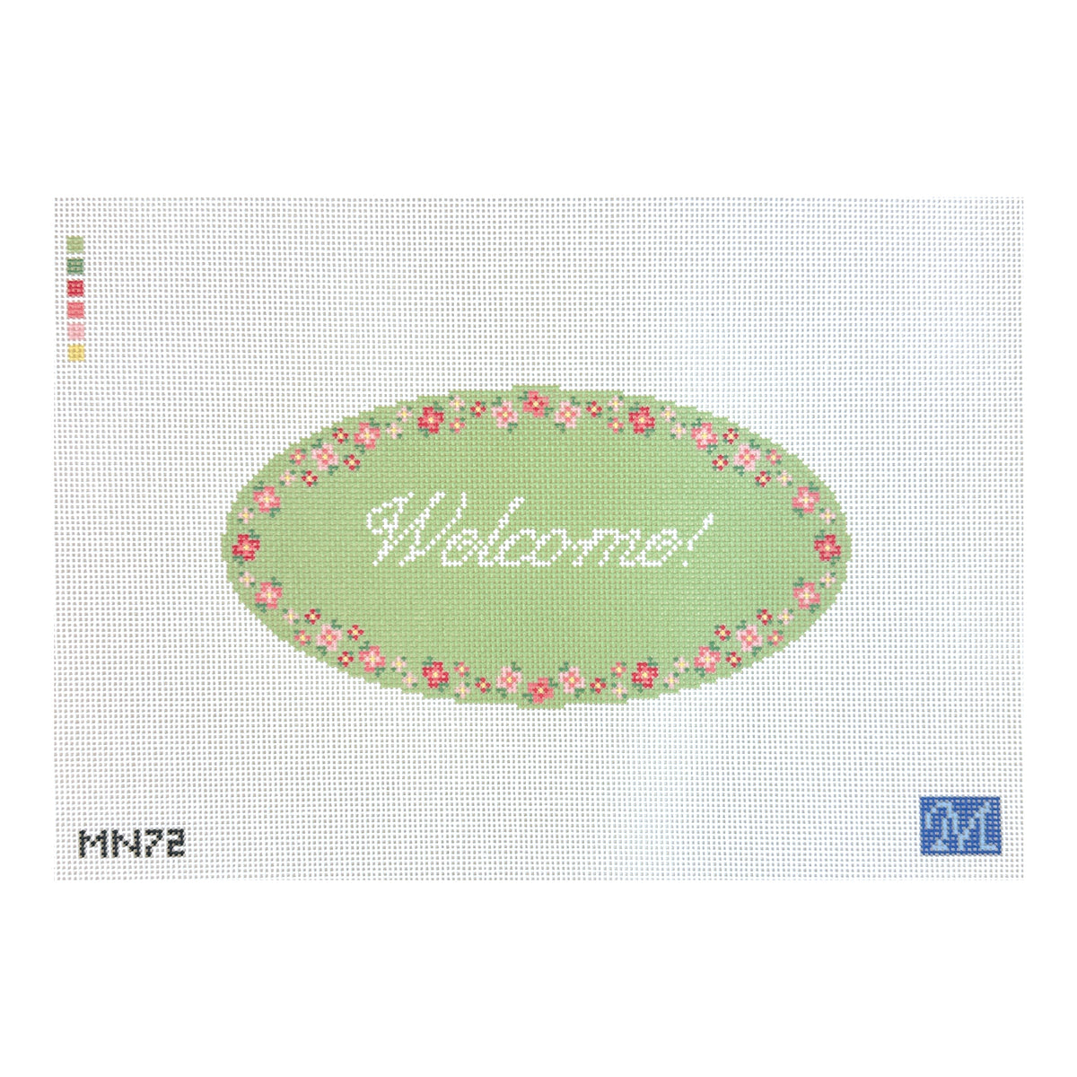 Maura Nolan Designs Welcome Needlepoint Canvas