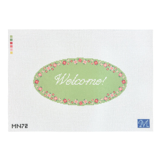 Maura Nolan Designs Welcome Needlepoint Canvas