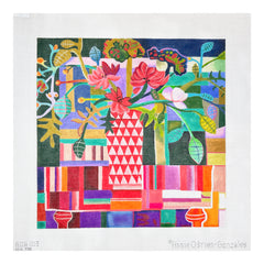 Melissa Shirley Designs Annie O'Brien Gonzales Let's Fall in Love Needlepoint Canvas