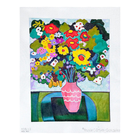 Melissa Shirley Designs Annie O'Brien Gonzales Summer Day Needlepoint Canvas