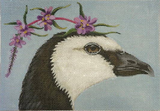 Melissa Shirley Designs Vicki Sawyer Barnacle Goose Needlepoint Canvas