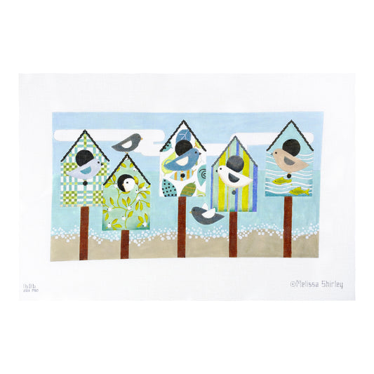 Melissa Shirley Designs Beach Birds Needlepoint Canvas