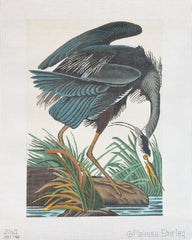 Melissa Shirley Designs Blue Heron Needlepoint Canvas