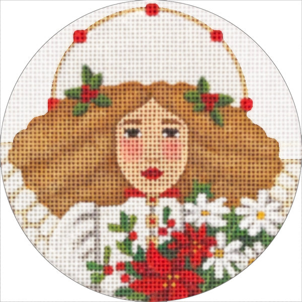 Melissa Shirley Designs Bouquet Angel Needlepoint Canvas