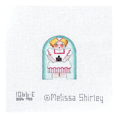 Melissa Shirley Designs Candie Barre Thimble Needlepoint Canvas - 24M