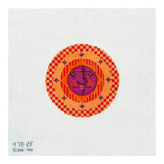 Melissa Shirley Designs Checkered Sun Needlepoint Canvas