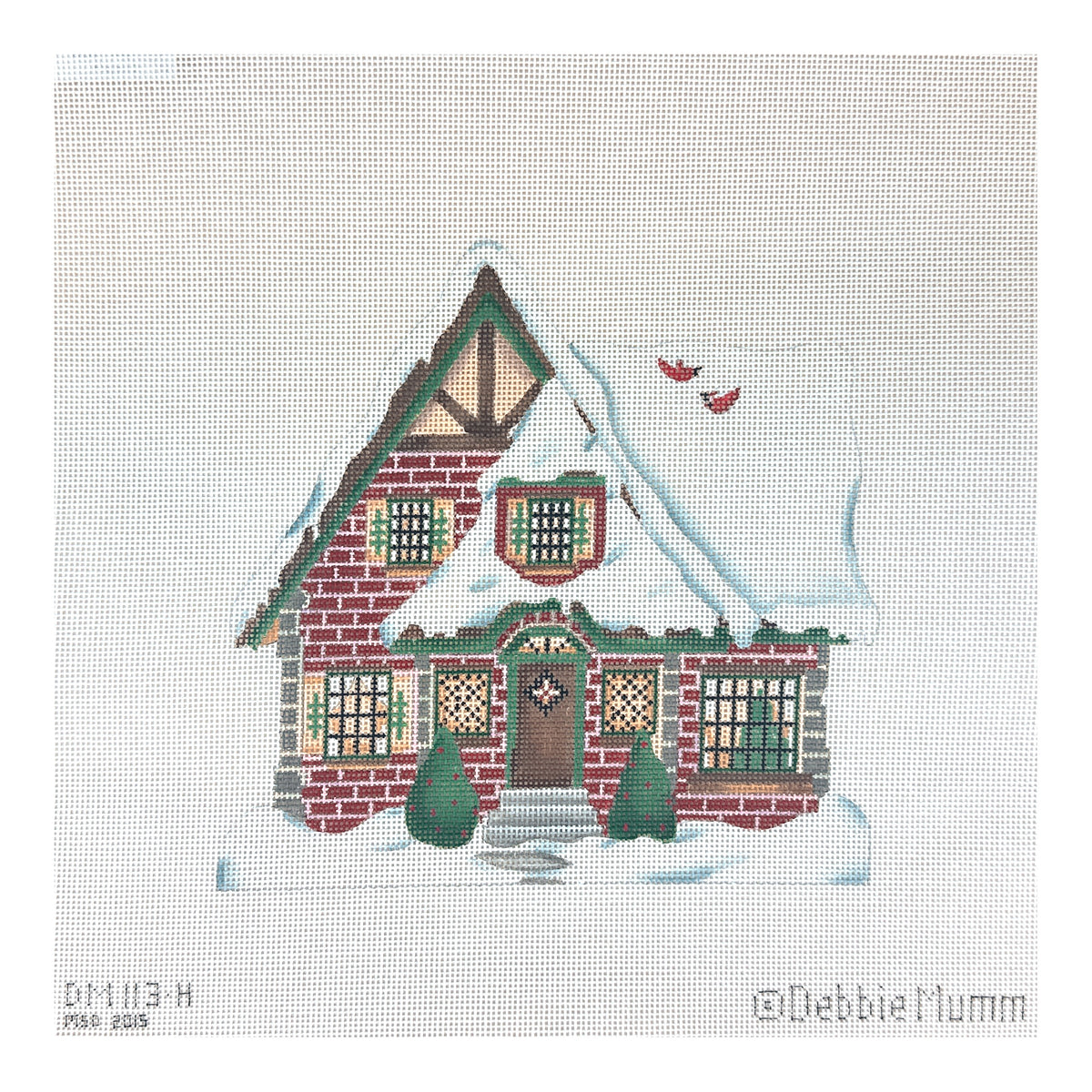 Melissa Shirley Designs Debbie Mumm Brick House Needlepoint Canvas